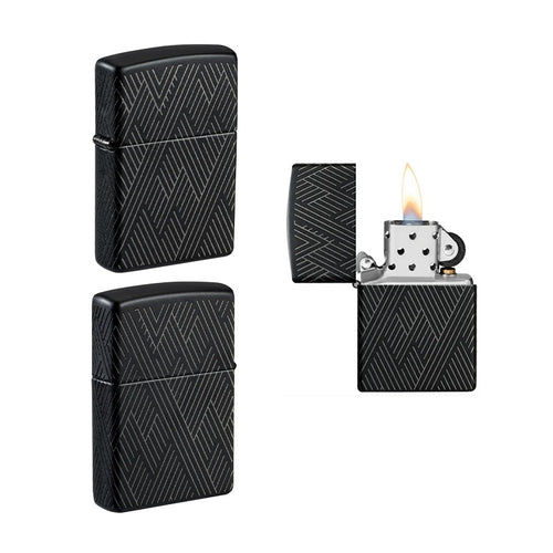 Zippo - Abstract Lines Design