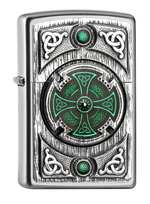 Zippo - Celtic Green Cross