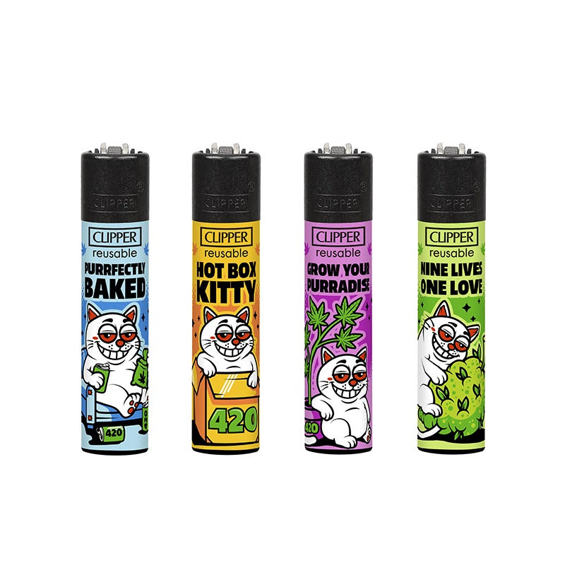 Clipper aansteker - CP11 Catz - Set van 4