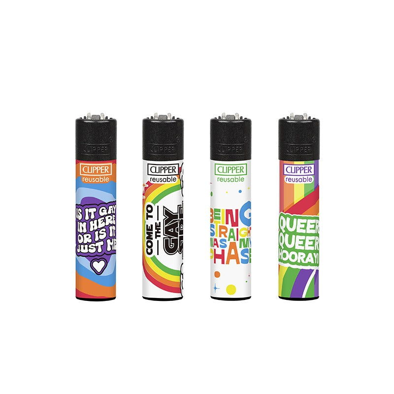 Clipper CP11 vuursteen aansteker in het design Pride 2