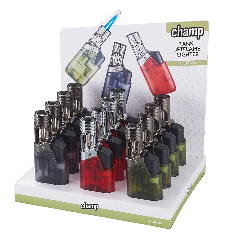 Champ - JetFlame aansteker - Clear Tank