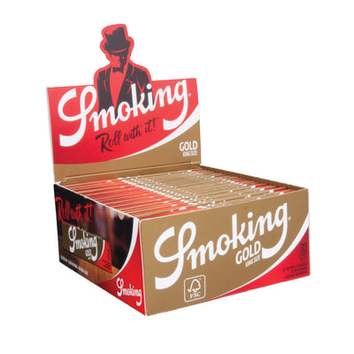 Smoking Gold King Size Slim ultradunne vloei