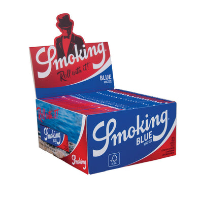 Smoking Blue King Size Regular vloei, king size vloeipapier van 109 x 52 mm