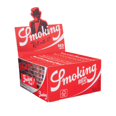 Smoking Red King Size Regular vloei