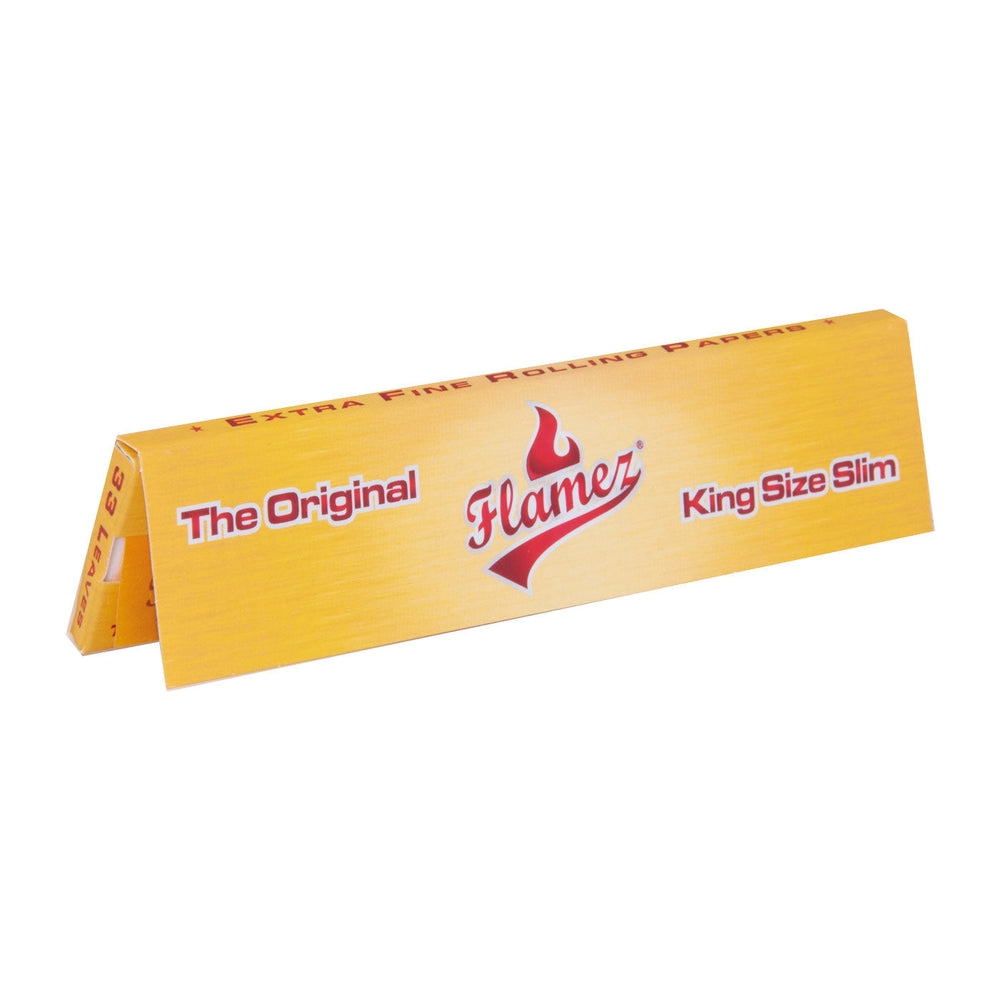 Flamez Yellow King Size Slim vloei met geel pakje, foto 2