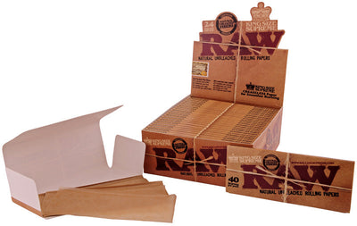 RAW Classic King Size Supreme vloei, platte kreukvrije king size vloeitjes