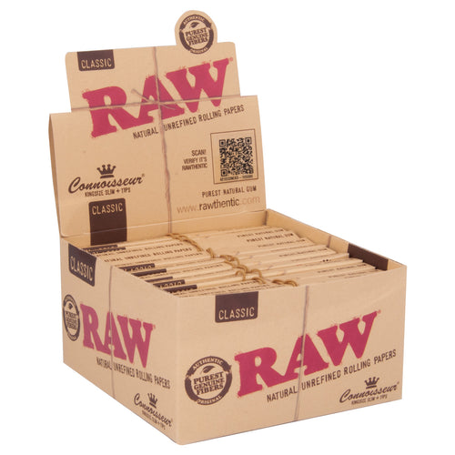 RAW Classic Connoisseur King Size Slim vloei met tips