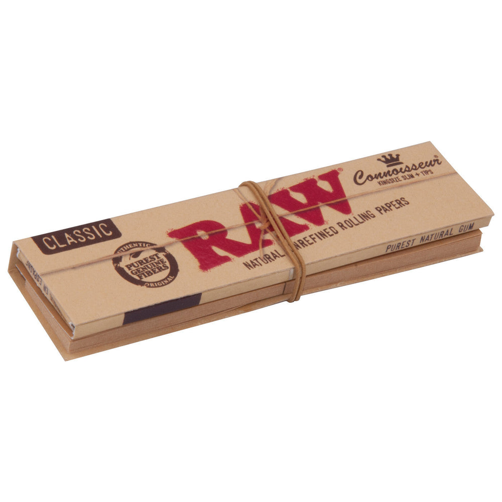 RAW Classic Connoisseur King Size Slim + Tips