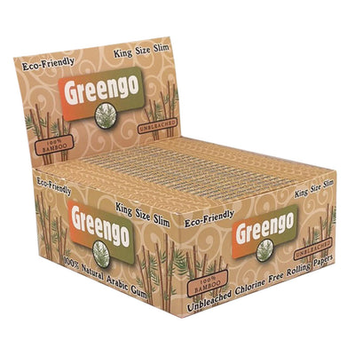 Greengo Bamboo King Size Slim vloei van bamboe