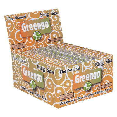 Greengo Unbleached King Size Regular vloei, ongebleekt