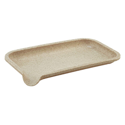Grote biodegradable rolling tray in original kleur van hennepvezel