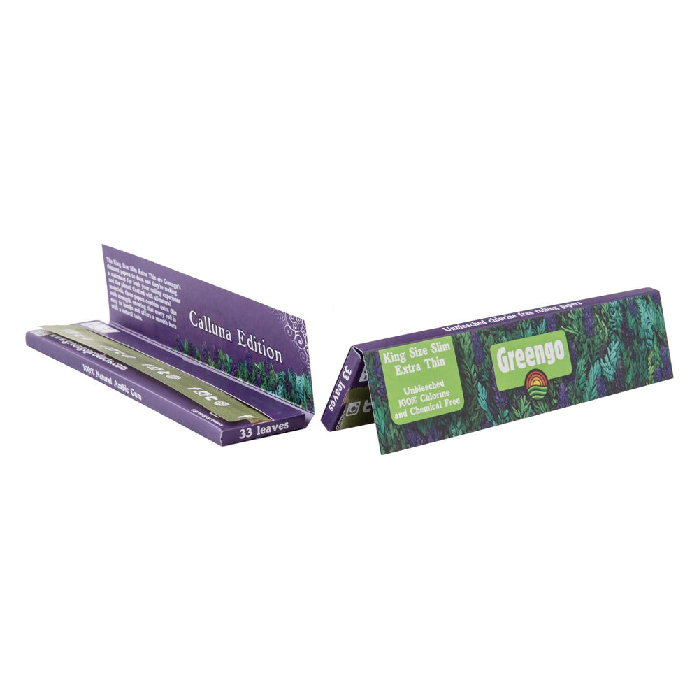 Greengo Calluna Edition Unbleached King Size Slim Extra Thin vloei, ongebleekt, foto 2