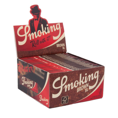 Smoking Brown King Size XL vloei, ongebleekt king size vloeipapier