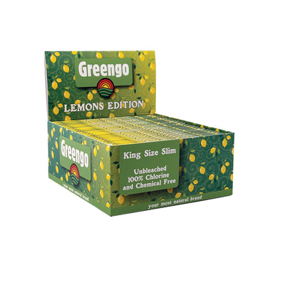 Greengo Lemons Edition Unbleached King Size Slim vloei