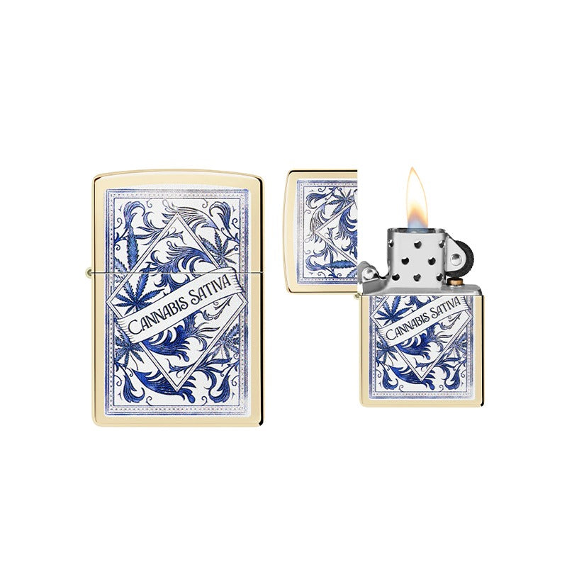 Zippo - Botanisch Bladmotief Design