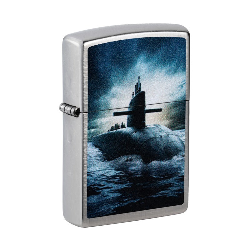Zippo aansteker Submarine Design met metalen behuizing