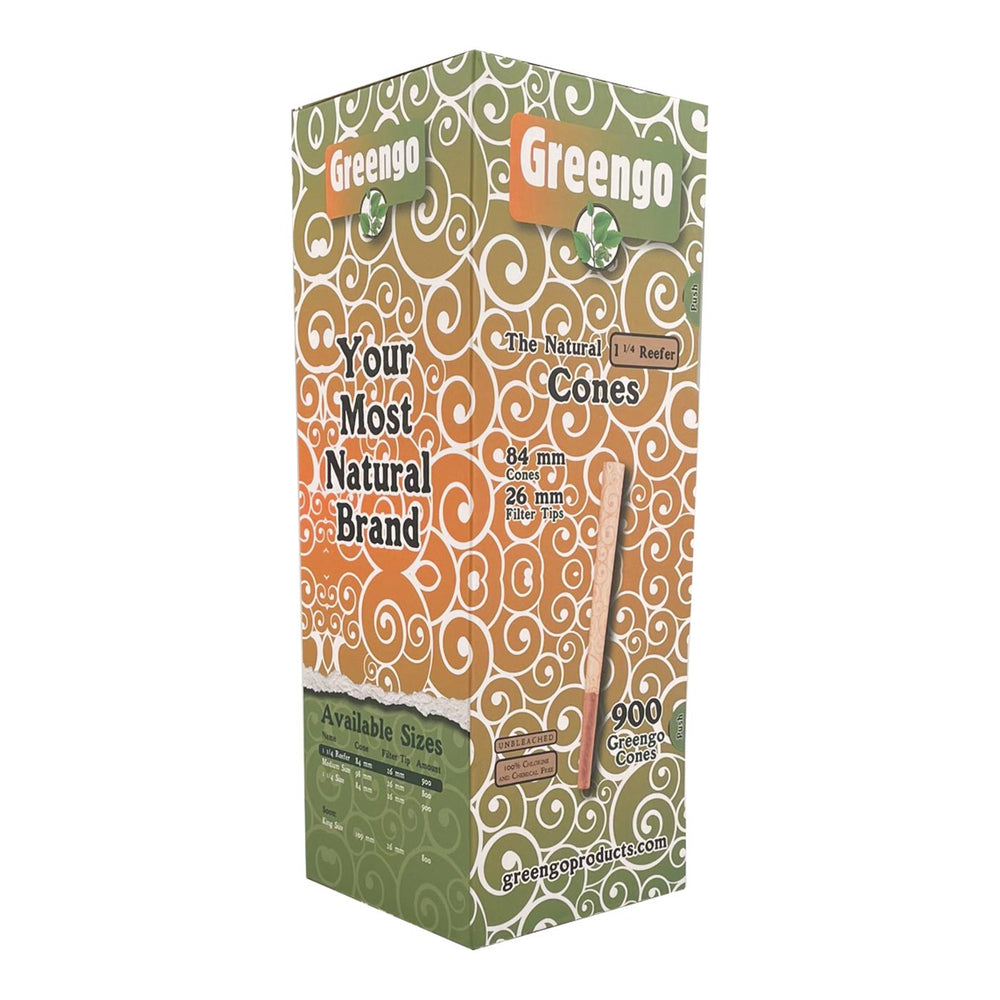 Greengo Cones Reefer Unbleached 84/26 mm No Logo 900 St.