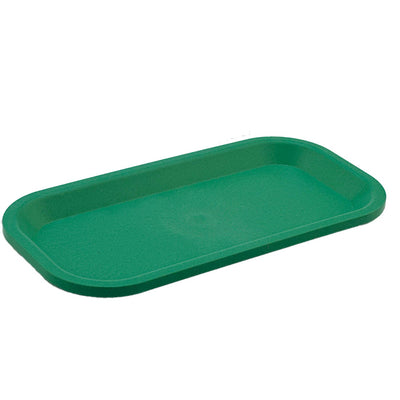 Kleine groene biodegradable rolling tray van hennepvezel