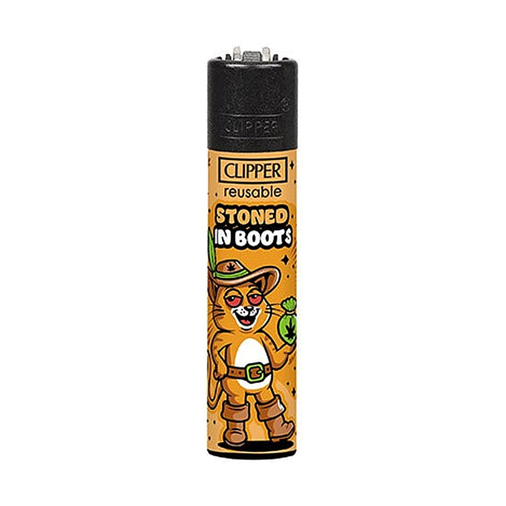 Clipper CP11 420 Fairy Tale aansteker, design Stoned In Boots