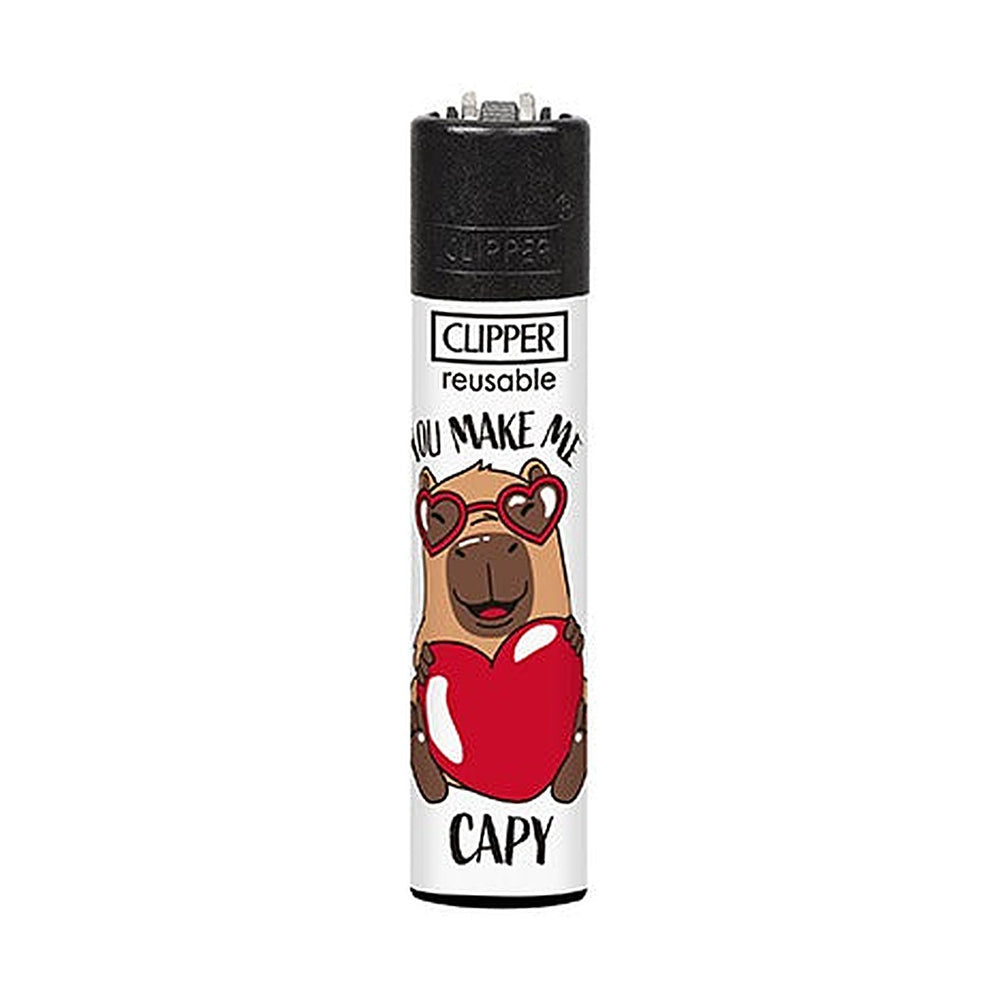 Clipper CP11 Be Capy aansteker, design You Make Me Capy