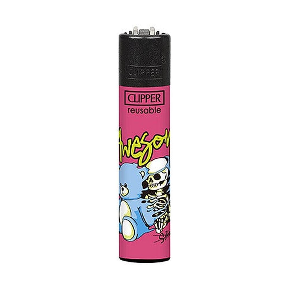 Clipper CP11 Bear Skulls aansteker, design Awesome