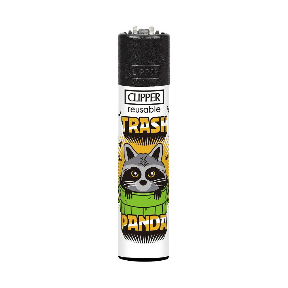 Clipper CP11 aansteker uit de Carrousel 40 BNX, voorbeeld van een design (Trash Panda)