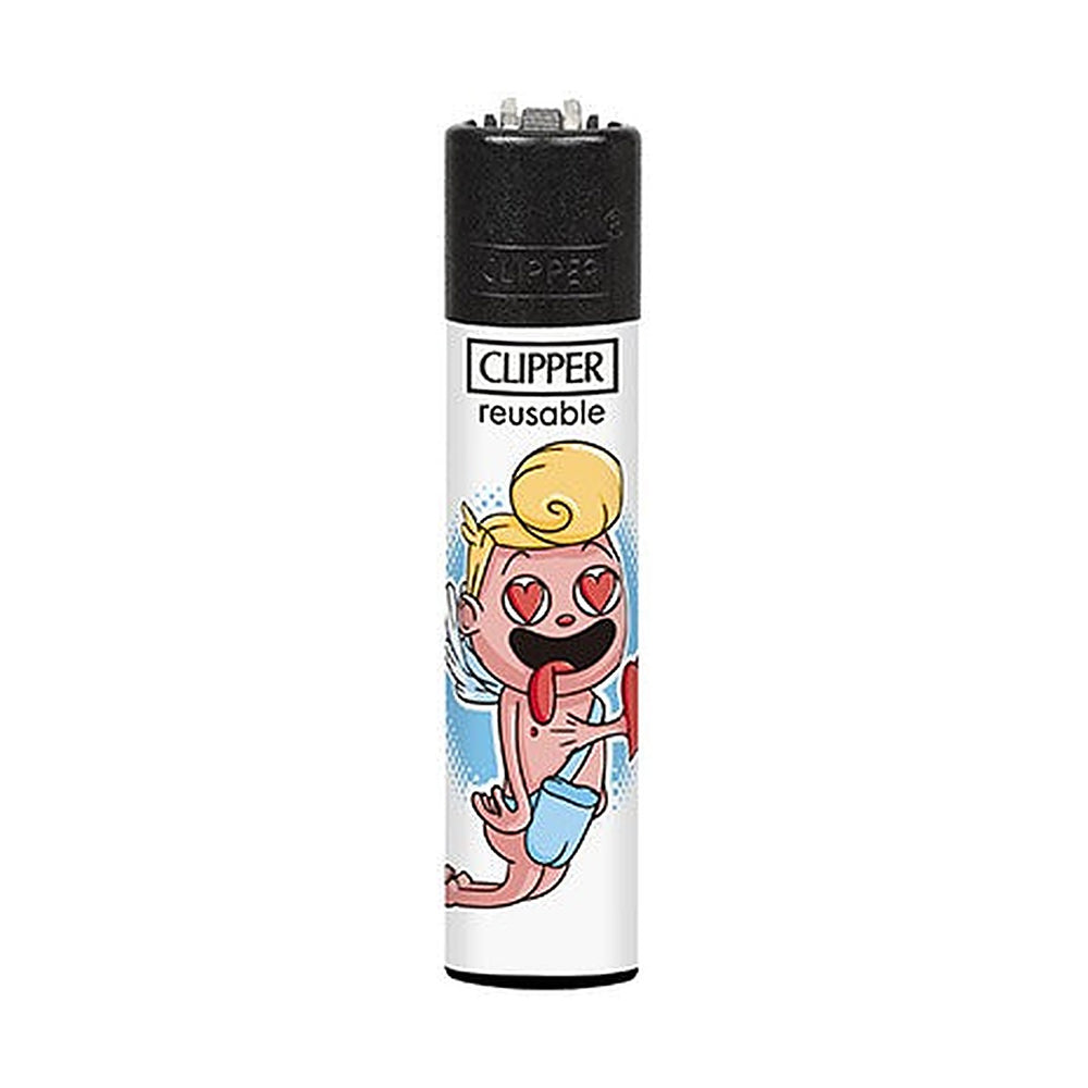 Clipper CP11 Funny Cupid aansteker, design Cupido verliefd