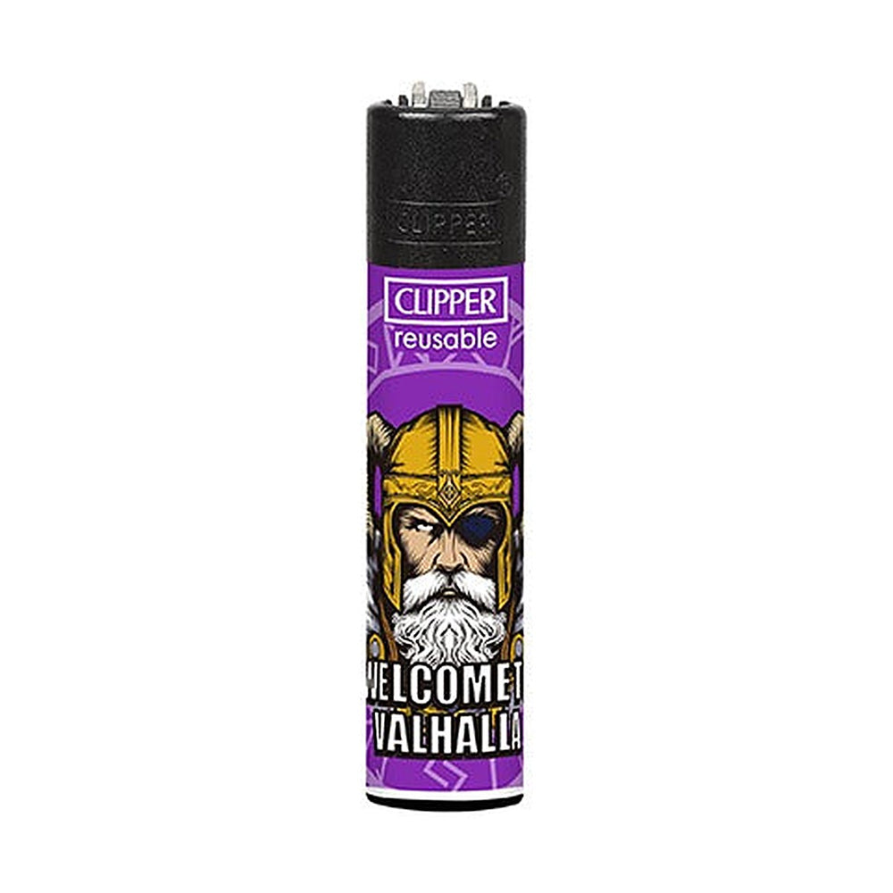 Clipper CP11 Kings of Valhala aansteker, design Welcome To Valhalla
