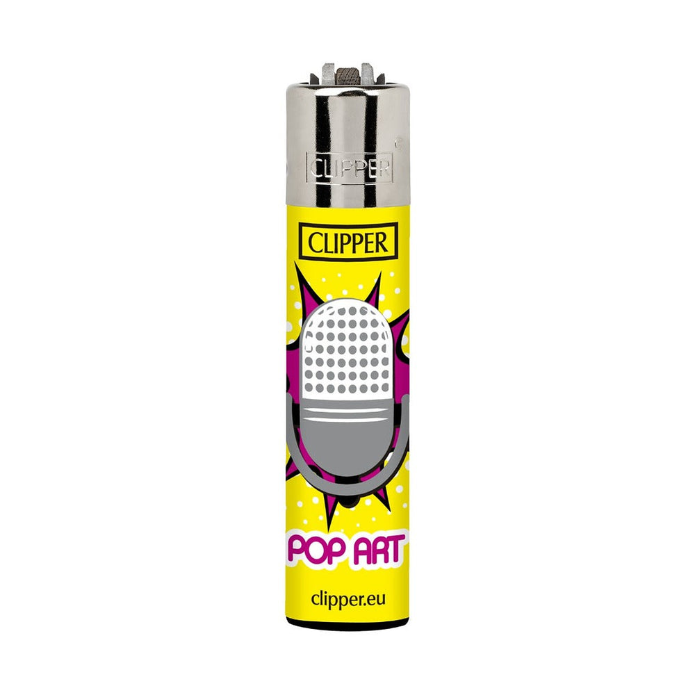 Clipper CP11 Pop Art 2 aansteker, design Pop Art microfoon