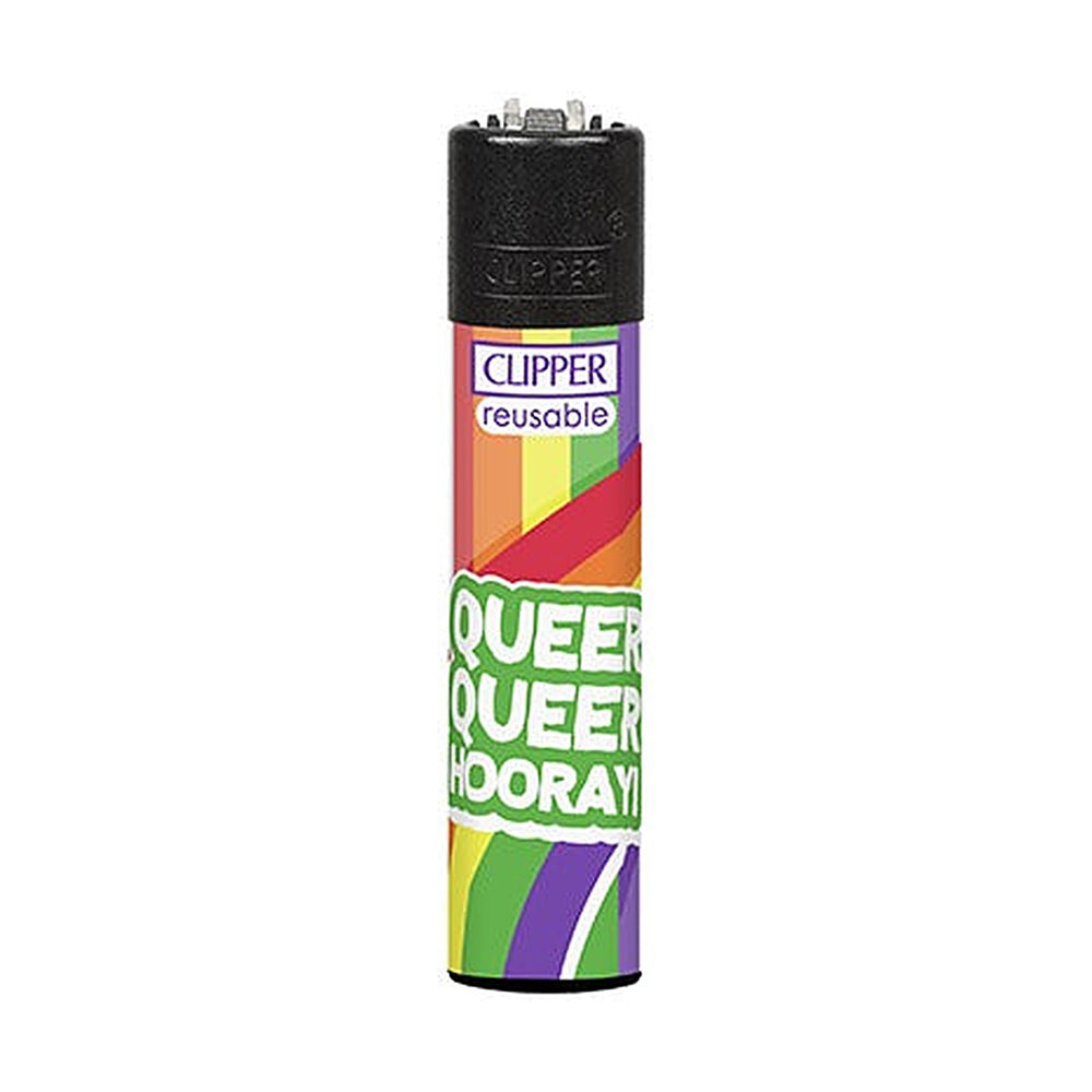 Clipper CP11 Pride 2 aansteker, design Queer Queer Hooray