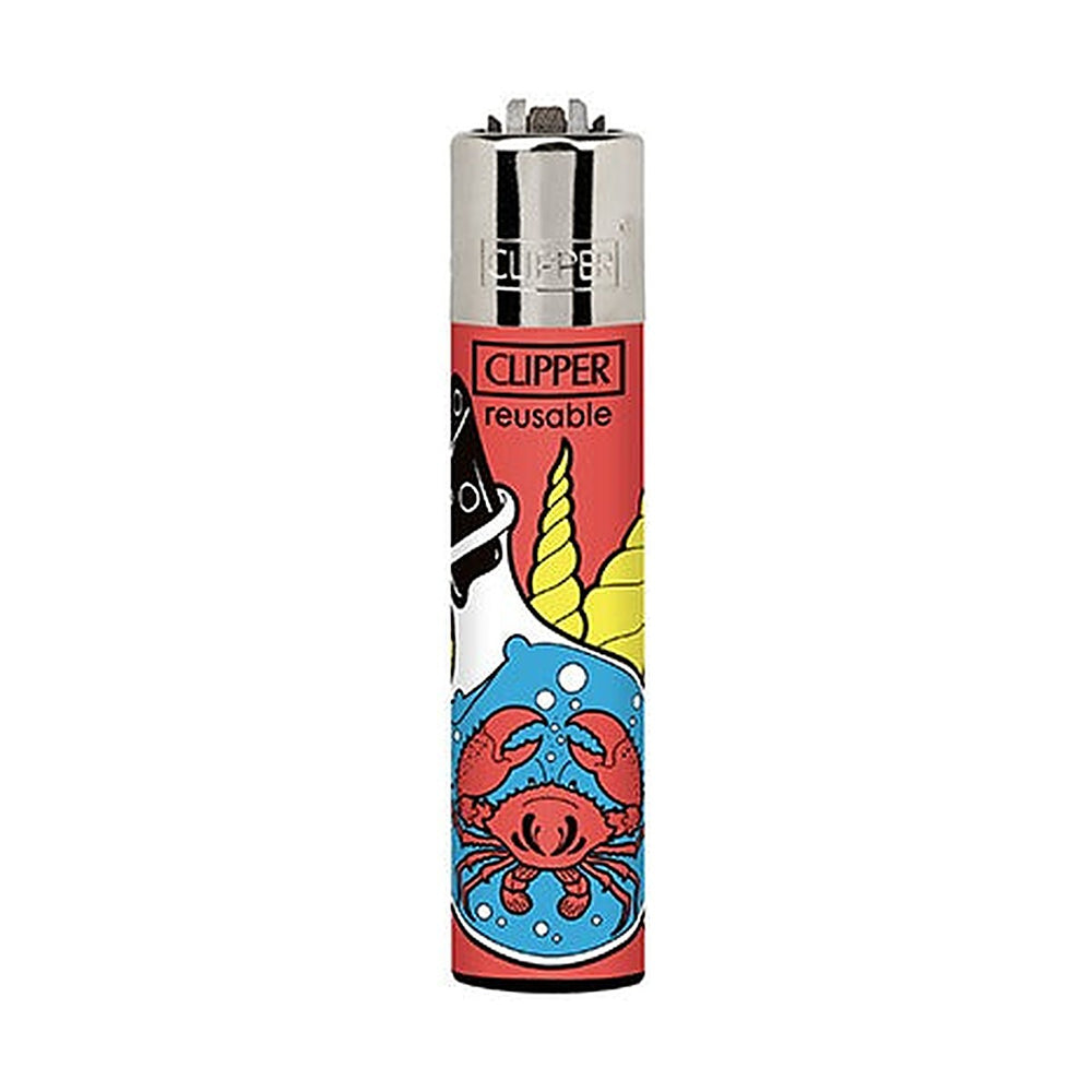 Clipper CP11 Sea Bottles aansteker, design Krab