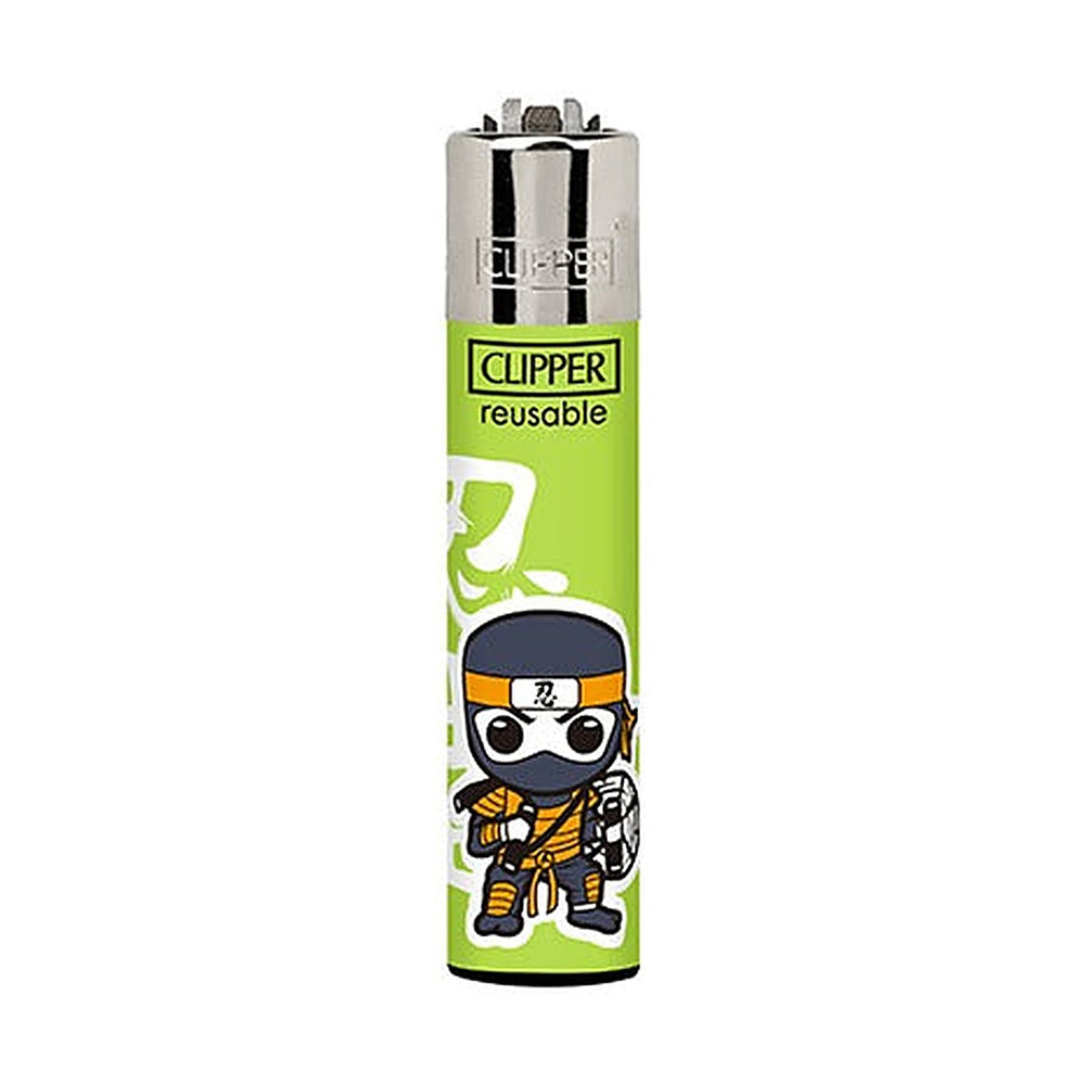 Clipper CP11 Shinobis aansteker, design Ninja groen