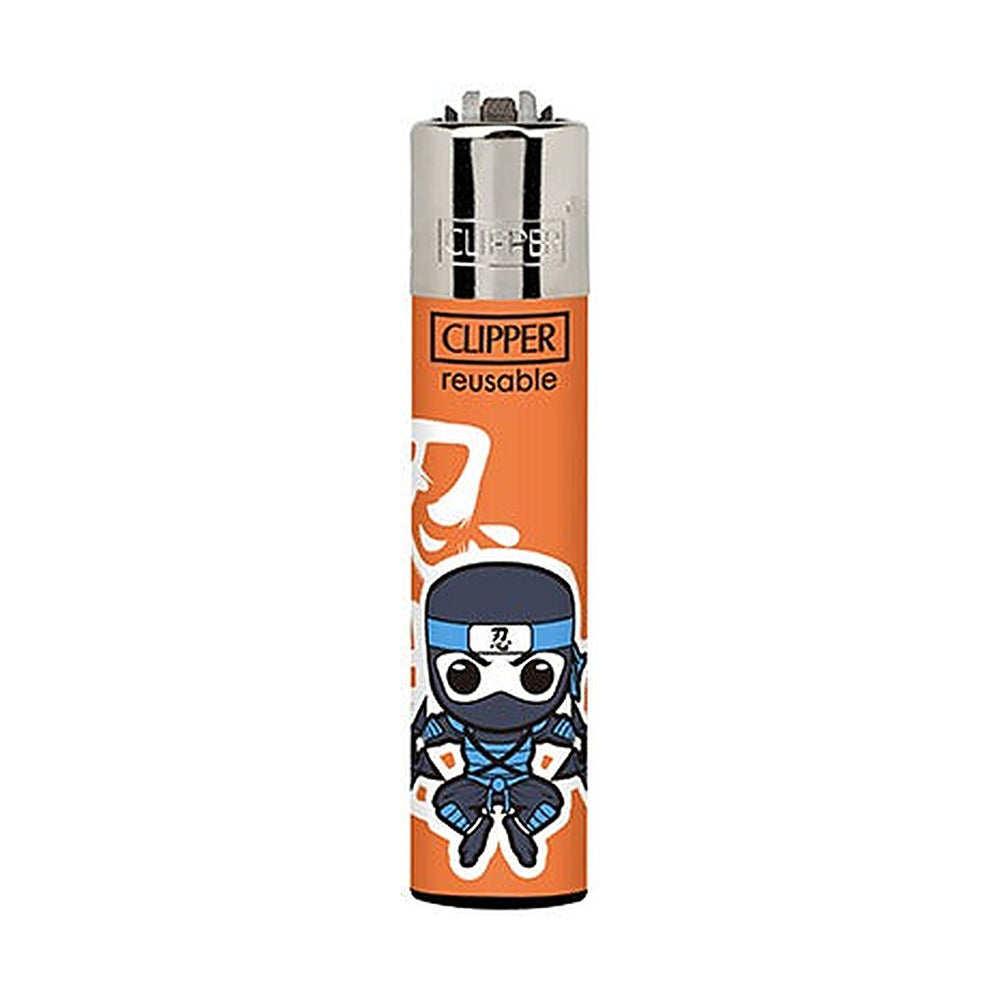 Clipper CP11 Shinobis aansteker, design Ninja oranje
