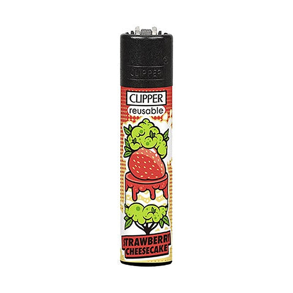 Clipper CP11 Strainz #5 aansteker, design Strawberry Cheesecake