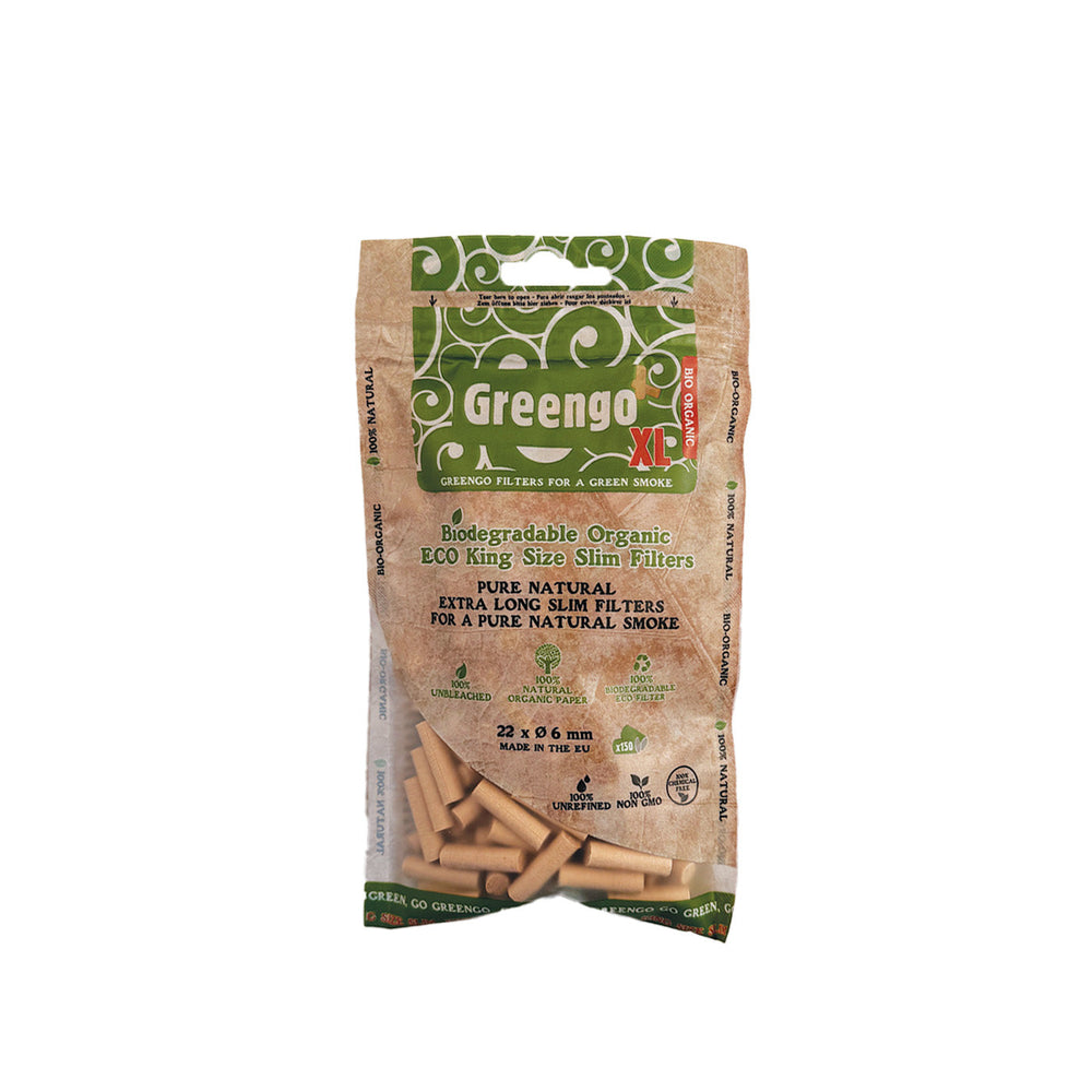 Greengo Bio Organic XL filters 6 x 22 mm, ongebleekt, foto 2