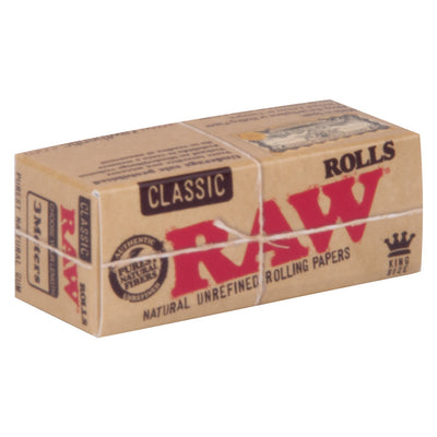 RAW Classic King Size Rolls, lichtbruine vloei op rol van ongebleekt papier, foto 2