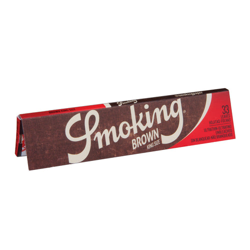 Smoking Brown King Size Slim ongebleekte vloei, foto 2