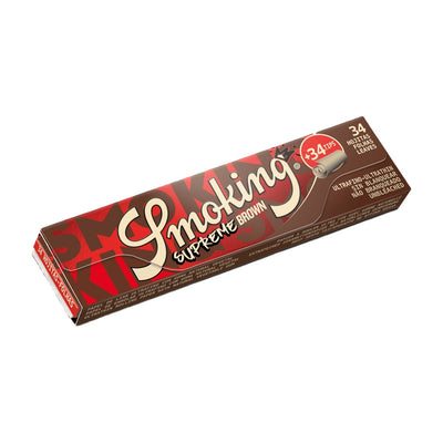 Smoking Supreme Brown King Size + Tips 1 stuk