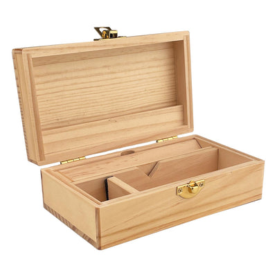 The Original Rolling Box van hout, maat M