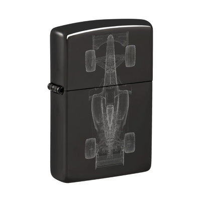 Zippo Car Design Black aansteker met metalen behuizing