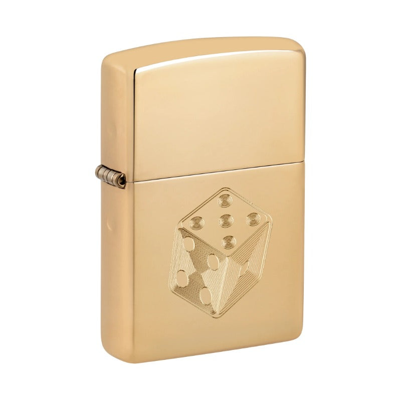Zippo aansteker Dice Design met metalen behuizing