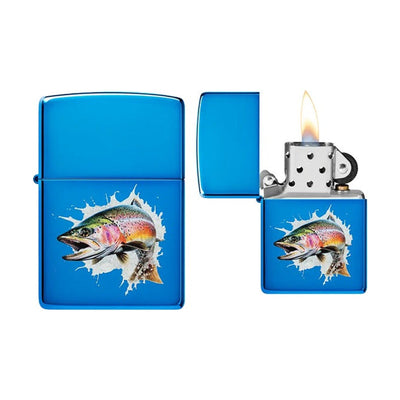 Zippo Jumping Fish aansteker met springende vis
