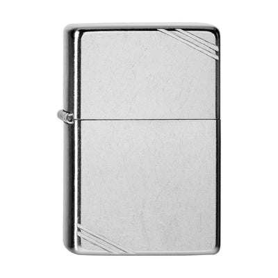 Zippo Regular aansteker in verweerd chroom met vintage look