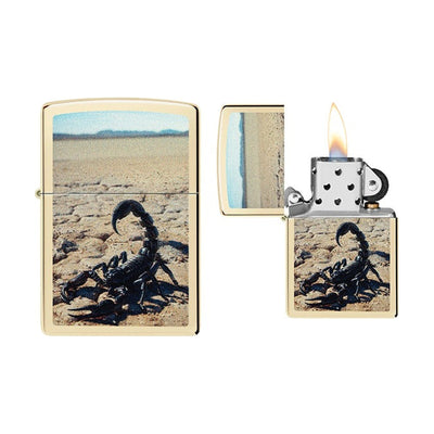 Zippo Scorpion aansteker met schorpioenmotief