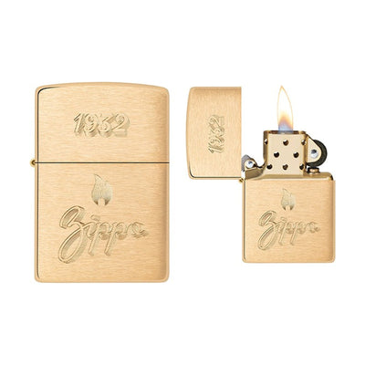 Zippo Vintage Design aansteker met klassiek motief