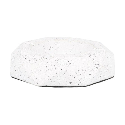 Witte Zorr asbak Modern Cement, 16x16x5cm