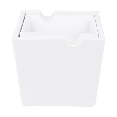 Witte Zorr Dover asbak van melamine, 12x12x16cm